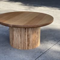 Round coffee table