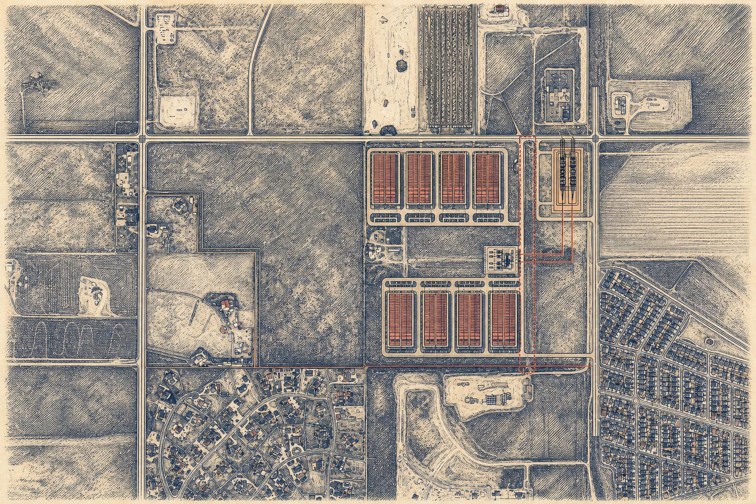 Featured image for the Brighton data center campus proposal report.