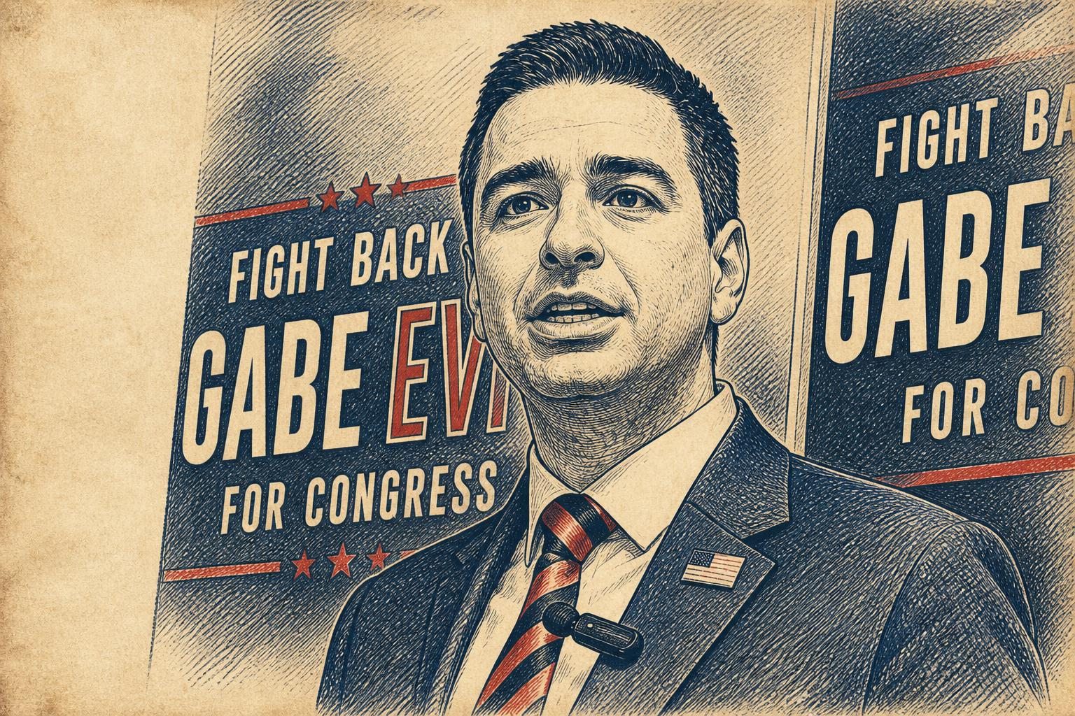 Gabe Evans in the supplied campaign reference image for an article about the Ratepayer Protection Act.